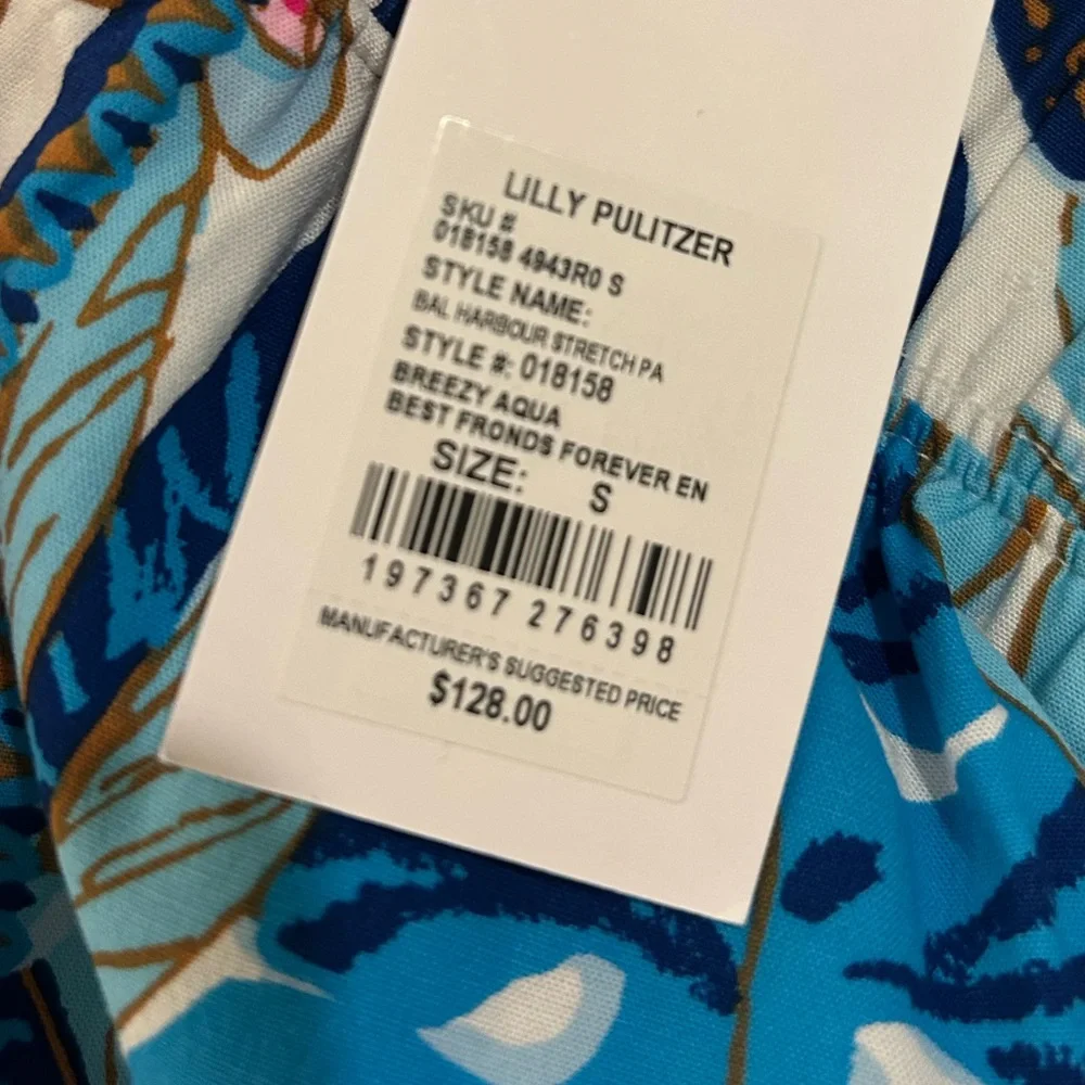LILLY PULITZER - Bal Harbour Stretch Pant Breezy Aqua NWT